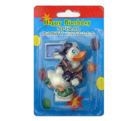 Свеча Цифра с Утенком 7, фото 1