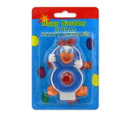 Свеча Цифра с Утенком 8, фото 1