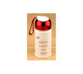 Термобутылка керамическая Good luck to you, фото 1