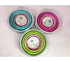 Ведро складное голубое, круглое 10 литров., фото 1