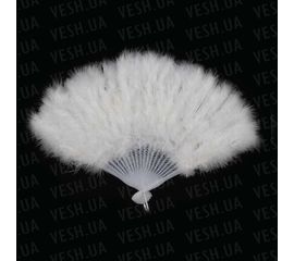 Веер перо белый, фото 1