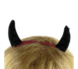 Заколки рожки Чертенка черные, фото 1