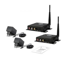 Беспроводной комплект приемника и передатчика TECSAR AIRBOX 25R с антеннами 12 дБ, фото 1