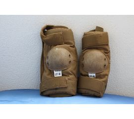 Тактические налокотники NATO USMC ALTA Cayote Made in USA размер M – состояние на фото LOT40, фото 1