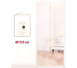 Антимоскитные сетки (бежевый цвет) на двери на магнитах. 90*210см., фото 1