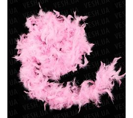 Боа из перьев 40г розовое, фото 1