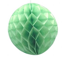Бумажный шар соты 20 см мятный 0014, фото 1