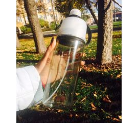 Бутылка для воды New.B 600 мл. Черная, фото 1