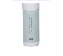 Бутылка из биопластика 300 мл. Двойная стенка. Голубой, фото 1