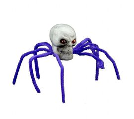 Декор Паук череп фиолетовый, фото 1
