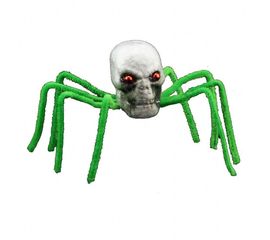 Декор Паук череп зеленый, фото 1