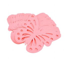 Декор бумажный Бабочки уп. 24шт розовый, фото 1