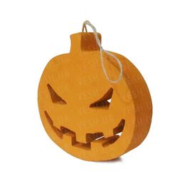 Декор объемный Тыква злая оранжевая, фото 1