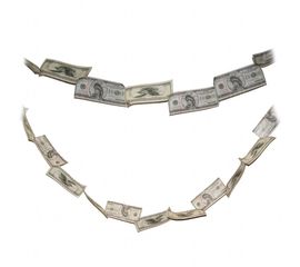 Денежная гирлянда Доллары, фото 1