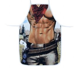 Фартук прикольный Премиум Ковбой, фото 1