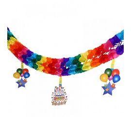 Гирлянда 3D с подвеской День Рожденья, фото 1