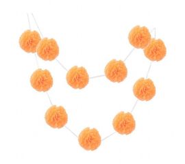 Гирлянда Помпоны лососевый 0012, фото 1