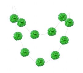 Гирлянда Помпоны зеленый 0015, фото 1