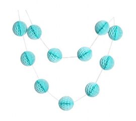 Гирлянда Шары соты (бирюзовый 0029), фото 1