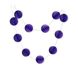 Гирлянда Шары соты (фиолетовый 0021), фото 1
