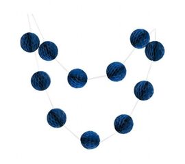 Гирлянда Шары соты (синий 0002), фото 1
