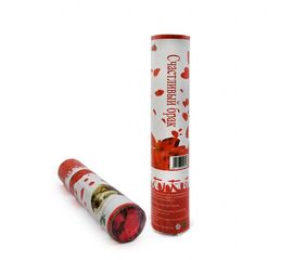 Хлопушка 20 см с лепестками, фото 1