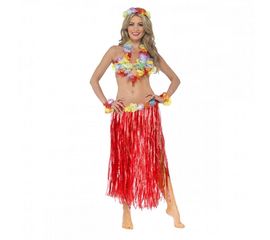 Карнавальный костюм Гавайский (красный), фото 1