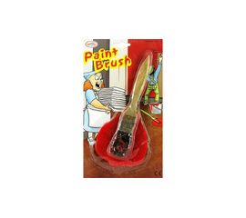 Кисточка с разлитой краской, фото 1