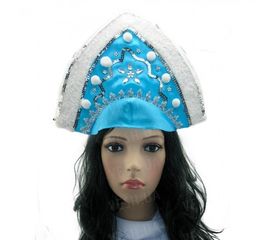 Кокошник Снегурочки №4 Зима, фото 1