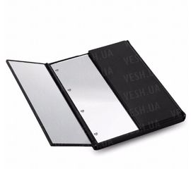 LED Зеркало для макияжа в виде книжечки (Черное), фото 1