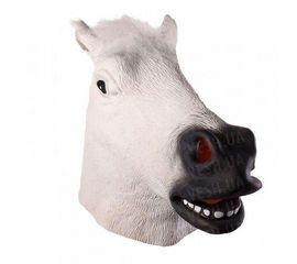 Маска латексная Лошадь белая, фото 1