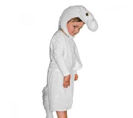 Маскарадный костюм меховой Лошадь белая размер S, фото 1