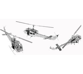 Металлический конструктор &quot;Вертолет UH 1&quot; 1 пластина, фото 1