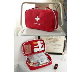 Органайзер аптечка в дорогу или дом Maxi. Красная, фото 1