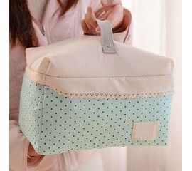 Органайзер для вещей и косметики Romantic Зеленый в горох, фото 1