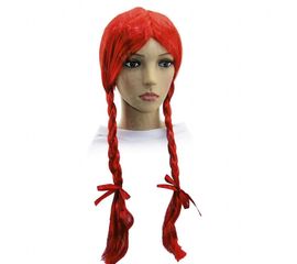 Парик Две Косы красный, фото 1