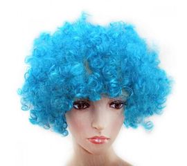 Парик Клоуна голубой, фото 1