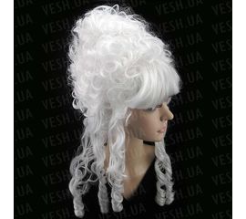 Парик Мадам Помпадур белый, фото 1
