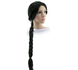 Парик Одна Коса 90 см черный, фото 1