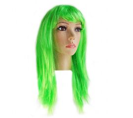 Парик Ровный зеленый, фото 1