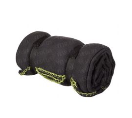 Плед флисовый черный (180*160см, плотность 180), фото 1