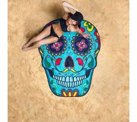 Пляжный коврик Череп., фото 1