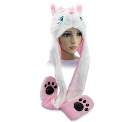 Шапка маска с лапками Кошка, фото 1
