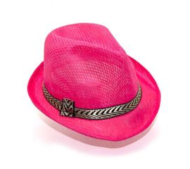 Шляпа Федора малиновая, фото 1