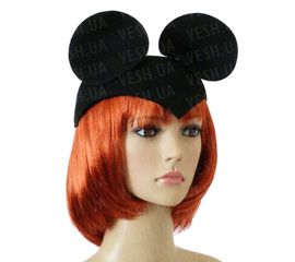 Шляпка Мышка черная, фото 1