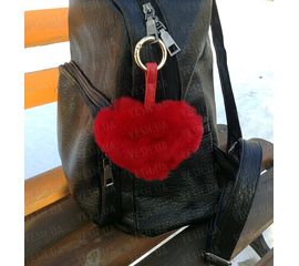 Сердце брелок Luxury. Красный., фото 1
