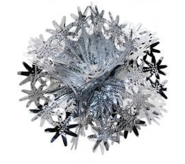 Снежинка фольга объемная, фото 1