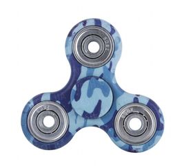 Спиннер с принтами с подшипниками. Голубой камуфляж, фото 1
