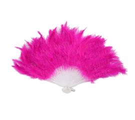 Веер перо розовый, фото 1