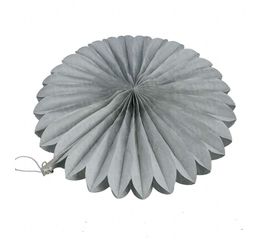 Веерный круг тишью 30 см серый 0025, фото 1